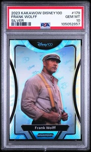 Frank Wolff 2023 Kakawow Phantom Disney 100 SILVER #179 PSA 10 GEM MT - Picture 1 of 2