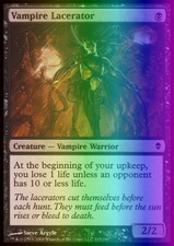 Magic the Gathering MTG Vampire Lacerator (115) Zendikar   HP FOIL