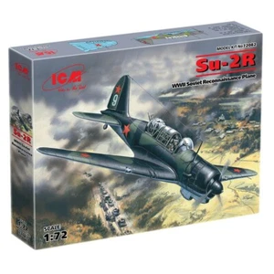 ICM 72082 Kit Modelo Plástico Avión 1:72 Su-2R Segunda Guerra Mundial Avión de Reconocimiento Soviético - Imagen 1 de 7