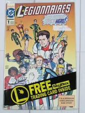 Legionnaires 1 1993 DC Comics Sealed with Trading Card