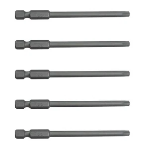 TORX Driver Bit 3-1/2 pollici - T25 - gambo a cambio rapido (confezione da 5) (Star Bit Driver) - Foto 1 di 2