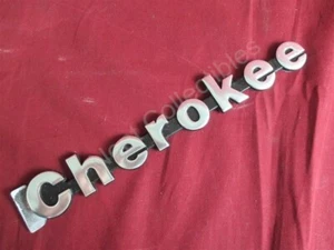 NOS OEM Jeep Cherokee Fender and Lift Gate Nameplate Emblem 1988 - 92 - Picture 1 of 4