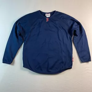 Camisa de béisbol Boston Red Sox para hombre grande azul marino majestuosa base térmica polar MLB - Imagen 1 de 12