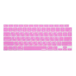 XSKN US Hebrew Keyboard Cover for Macbook Air 13.3 with Touch ID A2179 A2337 M1 - Picture 1 of 22