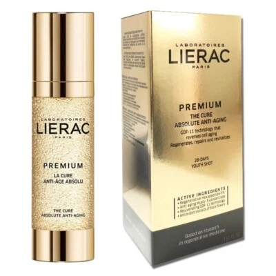 Lierac Premium Paris The Cure Absolute Anti-Aging 30ml / 1oz 28 days youth shot - Image 1 of 4