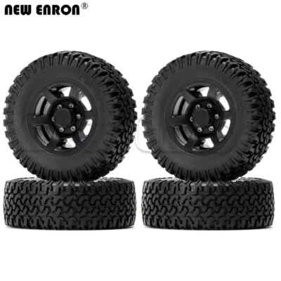 1/10 1.55" Wheel Rim Tire for Crawler RC4WD D90 TF2 Tamiya LC80 MST JIMNY Axial - Image 1 of 4
