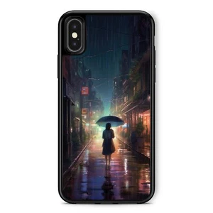 Anti-skid Case For Apple iPhone Samsung Galaxy Rainy Streets Umbrella - Picture 1 of 240