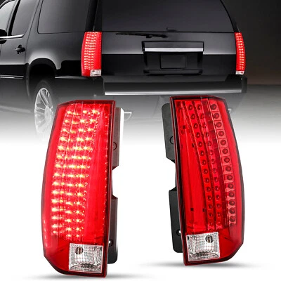  LED Tail Lights Brake Lamps For 2007-2014 Cadillac Escalade ESV [OE Style] L+R - Image 1 of 4