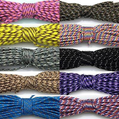 29 Colors 50-100FT Micro Cord Paracord 2mm Tent Camping Guy Rope Parachute Cord • 5.46€