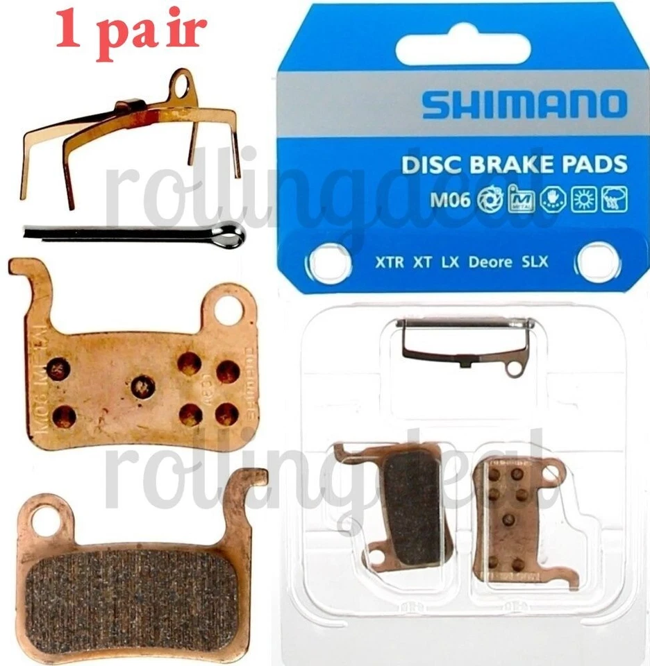 Almohadillas metálicas y pasador dividido Shimano XTR BR-M965 M06 Y8CL98010 (1 par) Foto 1 de 1