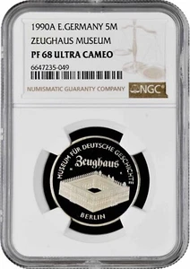 Germany - GDR 5 mark 1990, NGC PF68 UC, "Zeughaus Museum of Berlin" - Picture 1 of 2