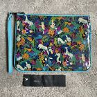 Marc by Marc Jacobs Multicolor Coated PVC Animal Print Wristlet NWT