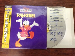 Donald Duck Disney Laserdisc LD Japan w/OBI E21 - Photo 1/3