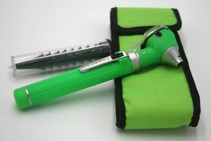 Set Mini Otoscopio con 10 Set Specule e Custodia Tessuto Luce LED Brillante - Foto 1 di 3