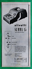 Olivetti Summa 15 Reklama Oryginalny 1952 Dodatek