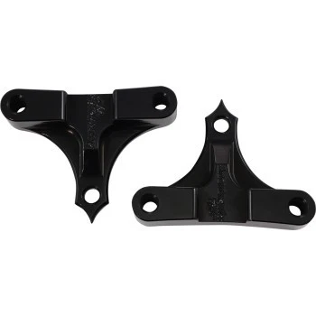 Harley FL Touring 2014-2019 guardabarros espaciador - Accutronix TFS49-LF7/8B negro 7/8" P Foto 1 de 3