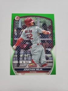  2023 Bowman Prospects Jonathan Mejia Lime Green /399 #BP-15 - Picture 1 of 4