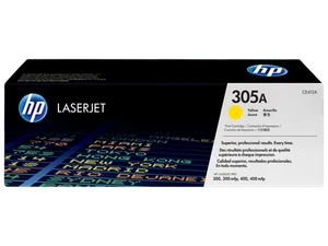 HP 305A Żółty oryginalny toner LaserJet, ~2600 stron, CE412A - Zdjęcie 1 z 8