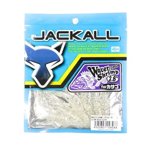 Jackall Soft Lure Waver Shrimp Saltwater 2.8 Inches Glow Crush Clear (8588) - Picture 1 of 6
