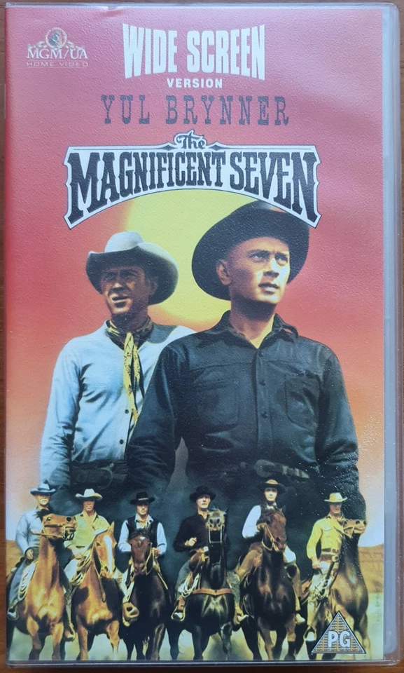 The Magnificent Seven VHS videotape 1993 Widescreen Edition Yul Brynner  - Image 1 of 1