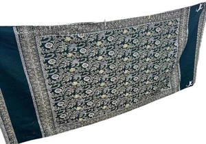 Beautiful Throw 38 x 32" Abugazala Deer Reversible Arabic Muslim Egyptian Bohemi - Picture 1 of 5