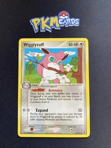 Juego de cartas coleccionables Pokémon Wigglytuff disparado y verde hoja 52/112 LP regular. - Imagen 1 de 3