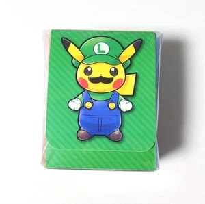 Pokemon Karte Luigi Pikachu Deck Case Super Mario Collaboration Japan - Bild 1 von 12