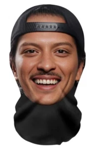 Bruno Mars 3D Printed Full Face Mask Unisex Celebrity Singer Character - Picture 1 of 1