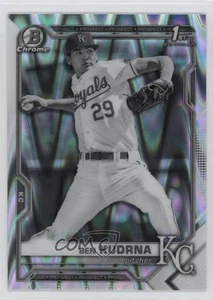 2021 Bowman Draft Cromo Bianco e Nero RayWave Rifrattore Ben Kudrna #BDC-73 - Foto 1 di 3