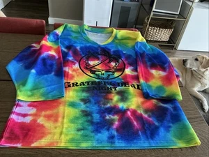 Florida Panthers Grateful Dead Night Tie Dye Hockey Jersey Shirt - Size XL - Picture 1 of 20