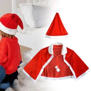 Bufanda de Navidad Capa, Capa, Capa de Papá Noel, Bata para Carnaval, - Imagen 1 de 7