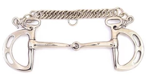 Cavalon Kimblewick Uxeter Slotted Single Jointed Horse Bit - Picture 1 of 4