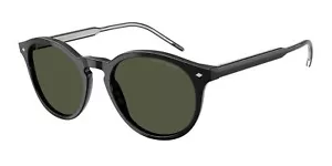 GIORGIO ARMANI AR8211 587531 Black Green 52 mm Men's Sunglasses - Imagen 1 de 1