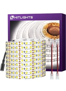 Cool White Led Strip Lights 5000k 24.6ft High Density 12v Tape Light Dimmable 90 - Picture 1 of 7