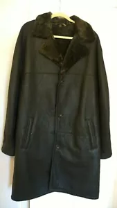 Exceptional brand new genuine leather shearling coat - Picture 1 of 4