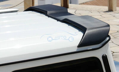 Alerón de techo trasero de carbono para Mercedes Benz W463 G63 G65 G500 G550 1989-2018 Foto 1 de 4