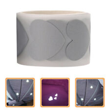 1 Roll Reflective Iron On Fabric Clothing Tape Heart Pattern Heat Transfer