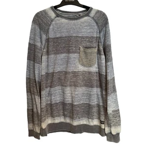Heritage by Report Collection Long Sleeve Shirt Size Medium Men's Striped Surfer - Picture 1 of 16