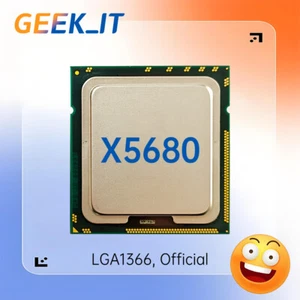 ✅Intel Xeon X5680 SLBV5 3.33GHz 6C / 12T 12MB 130W LGA1366 CPU - Picture 1 of 3