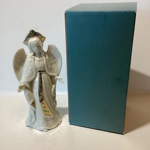 Lenox China Jewels Krippe stehender Engel offene Arme Figur 1993 mit Box & Etikett - Bild 1 von 13