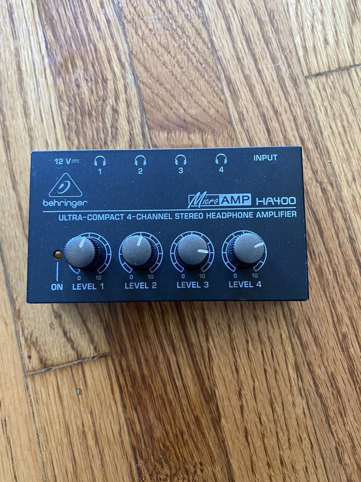 Behringer MicroAMP HA400 4-channel Headphone Amplifier - Image 1 of 1