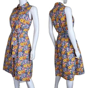 Antonio Melani Liberty Mujer Talla 6 Vera Prado Melodía Algodón Camisa NUEVO Vestido - Imagen 1 de 14