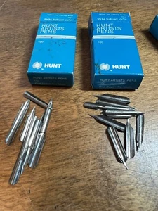 2 Boxes 12 Ea. Calligraphy Speedball Hunt Artists’ Pen No 100 - Picture 1 of 3