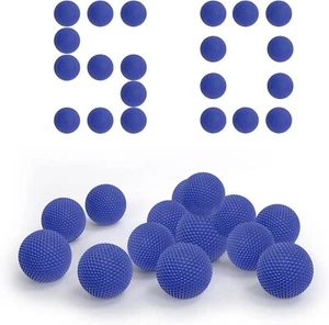 EKIND 50 Rounds Bulk Refill Ammo Bullet Balls Compatible Nerf Rival Blaster Seri - Picture 1 of 6