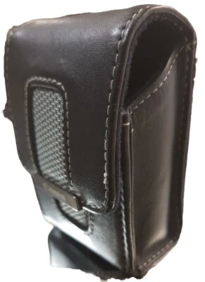 GENUINE CANON ELITE ELPH II CASE BLACK MAGNETIC CLOSURE BELT LOOP PREOWNED  - Image 1 of 4