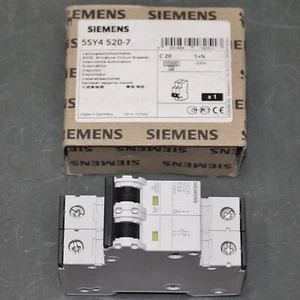 Siemens Leitungsschutzschalter 5SY45207, 5SY4 Serie, 10kA bei 230V AC, C-Kurve, 20 A - Bild 1 von 6