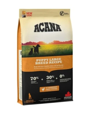 17 kg ACANA Puppy Large Breed Recipe Trockenfutter für Puppy, große Rassen - Bild 1 von 4