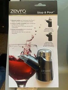 Zevro ~ The Wine Stop and Pour Neu mit Etikett - Bild 1 von 2