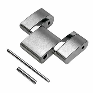 18MM LINK FOR TAG HEUER CARRERA 16 CHRONO CV2010 CV2119 CV2017/2 CV201AA STEEL - Picture 1 of 4