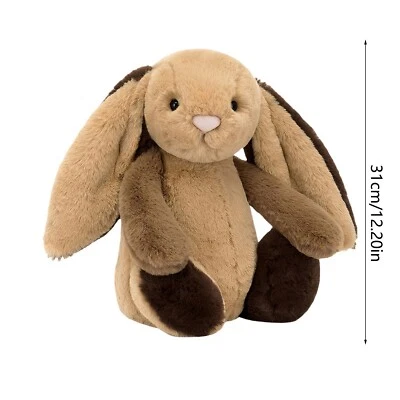Juguete de peluche de 31 cm conejo marrón retazos tímidos muñeca Jellycat regalos Foto 1 de 4